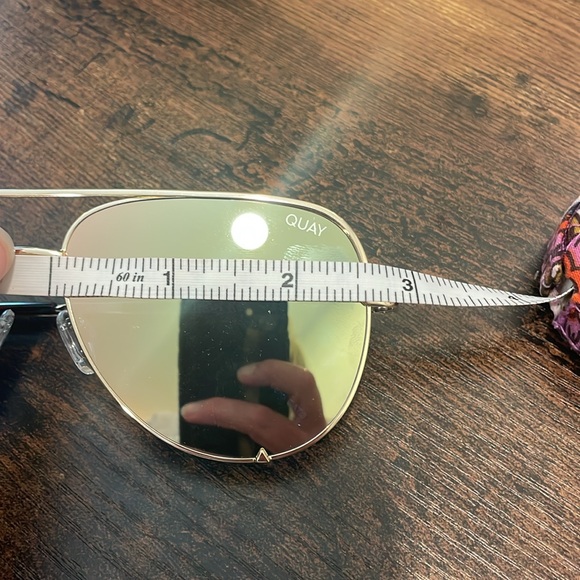 Quay Australia Desi Perkins High Key Aviator Sunglasses - Picture 6 of 7